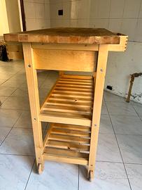 Carrello cucina IKEA FÖRHÖJA in legno