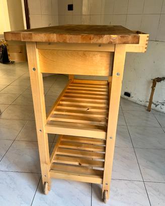 Carrello cucina IKEA FÖRHÖJA in legno