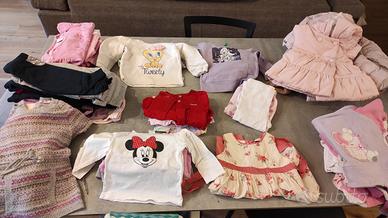 vestiti bambina 9/12 mesi invernali