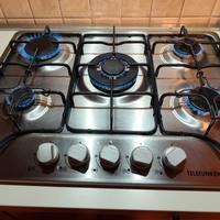 piano cottura in  acciaio Telefunken