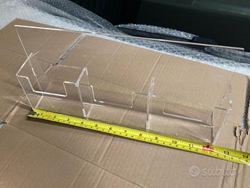 Casellario in plexiglass 3 posti, porta coupon