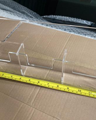 Casellario in plexiglass 3 posti, porta coupon