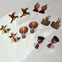 Set Cake Topper Masha e Orso – 12 pezzi