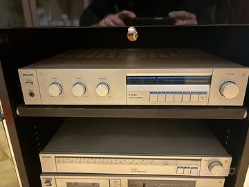 Impianto Hi Fi Philips giradischi amplificatore