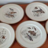 6 piatti da portata in porcellana di Baviera