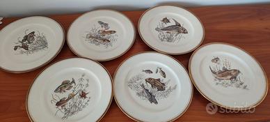 6 piatti da portata in porcellana di Baviera