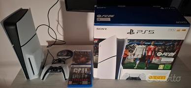 Playstation 5 slim disco con 4 giochi
