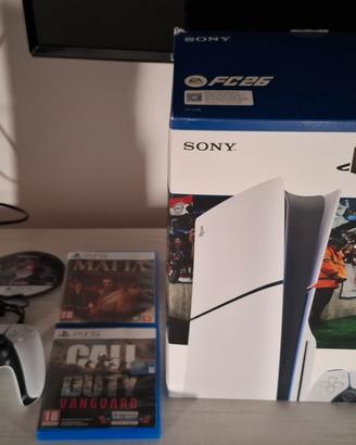Playstation 5 slim disco con 4 giochi