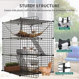 Recinto per piccoli animali da interno ed esterno