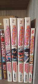 Manga Naruto 1-5 in italiano