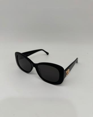 Occhiali da sole CHANEL 5468-B neri con custodia