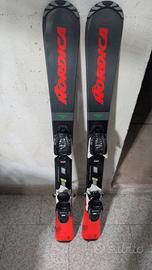 Sci bambino Nordica 100cm  scarponi Head 10 uscite
