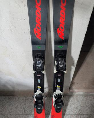Sci bambino Nordica 100cm  scarponi Head 10 uscite