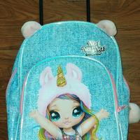 Zaino asilo bambina na na na surprise con rotelle