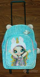 Zaino asilo bambina na na na surprise con rotelle