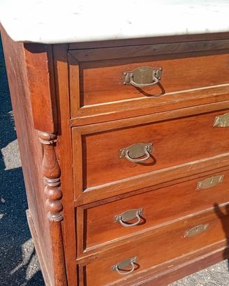 cassettone e piantana legno 