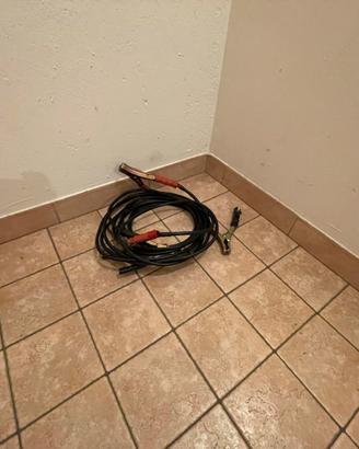 Cavi morsetti emergenza avviamento batteria 25mmq