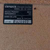 Coppia casse acustiche Aiwa 