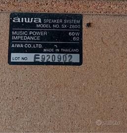 Coppia casse acustiche Aiwa 