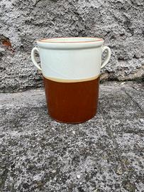 Vaso terracotta smaltato