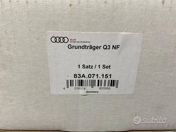 Barre Portatutto Audi Q3 NUOVE 83A071151