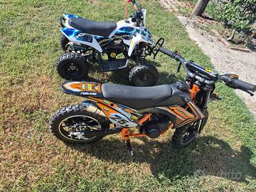 Quad per bambini/ragazzi e Minimoto da cross.
