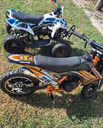 Quad per bambini/ragazzi e Minimoto da cross.