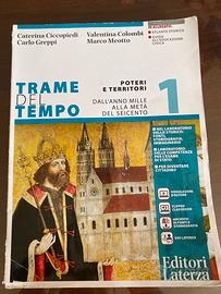 Libro “Trame del tempo 1” con atlante storico