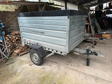 Carrello rimorchio + carrello porta tutto