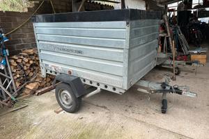 Carrello rimorchio + carrello porta tutto