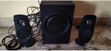 casse e subwoofer impianto audio 2.1