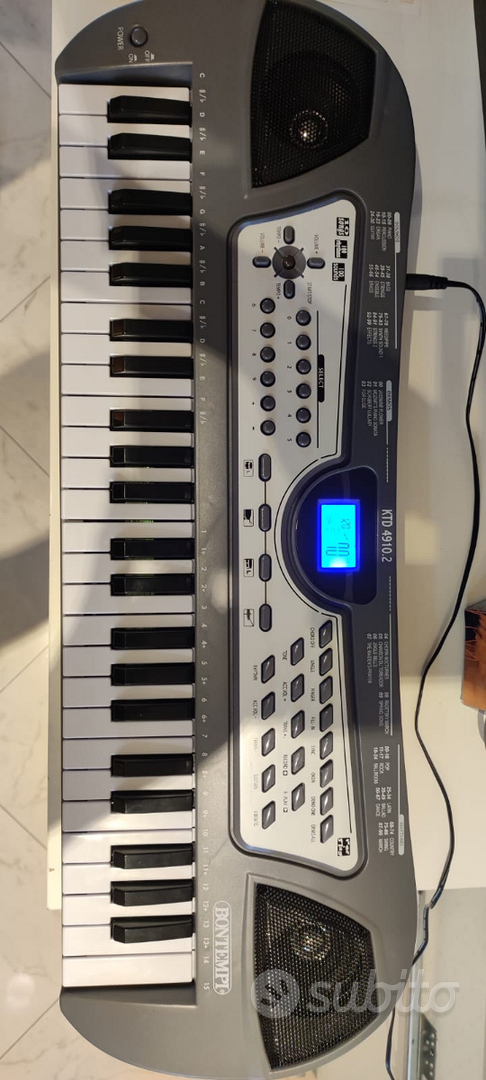 Keyboard Tastiera Bontempi 49 Tasti 49 Tasti Porta Pianola