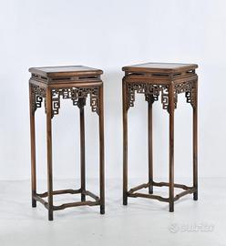 CERC.SI Colonne/Alzatine/poetavaso CINESI In legno