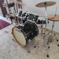 Batteria Tama serie Silverstar, colore Nero