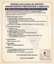 Appartamento prestigioso a Siracusa in Ortigia