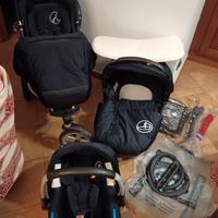 passeggino janè Trio Slalom Pro Blu