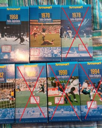 Videocassette vhs calcistiche