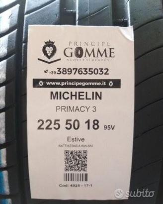 2 gomme 225 50 18 michelin a4925