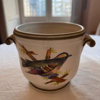 Porta vaso in ceramica, timbro ESTE