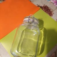 Vaso in vetro ermetico