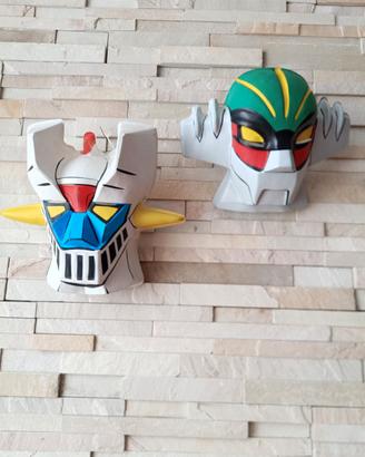 maschere originali robot Jeeg Mazinga Z