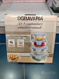Set 4 Contenitori Ermetici Rotondi DGBAVARIA