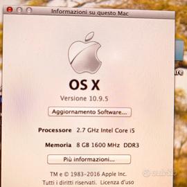 Apple iMac 21.5" Slim – Intel i5 2.7GHz / 8GB RAM