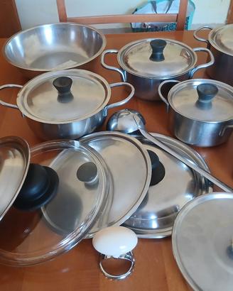 pentole in acciaio inox e antiaderenti