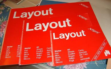 Blocchi layout per pantoni