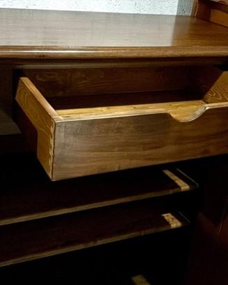 Credenza / Madia in legno massello con 2 ante e ca