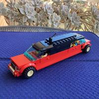 LEGO LIMOUSINE ROSSA CON 3 MINIFIGURE