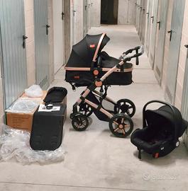 passeggino trio NUOVO carrozzina neonato bambino c