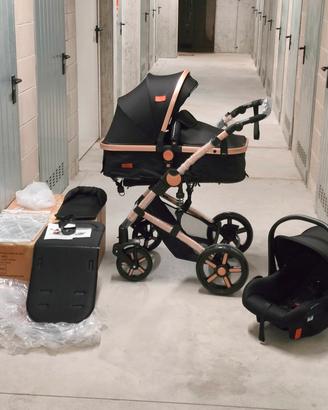 passeggino trio NUOVO carrozzina neonato bambino c