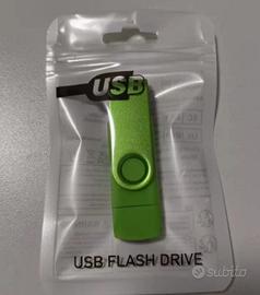 Chiavetta USB C 128 GB Dual Drive Tipe-C Unt Flash